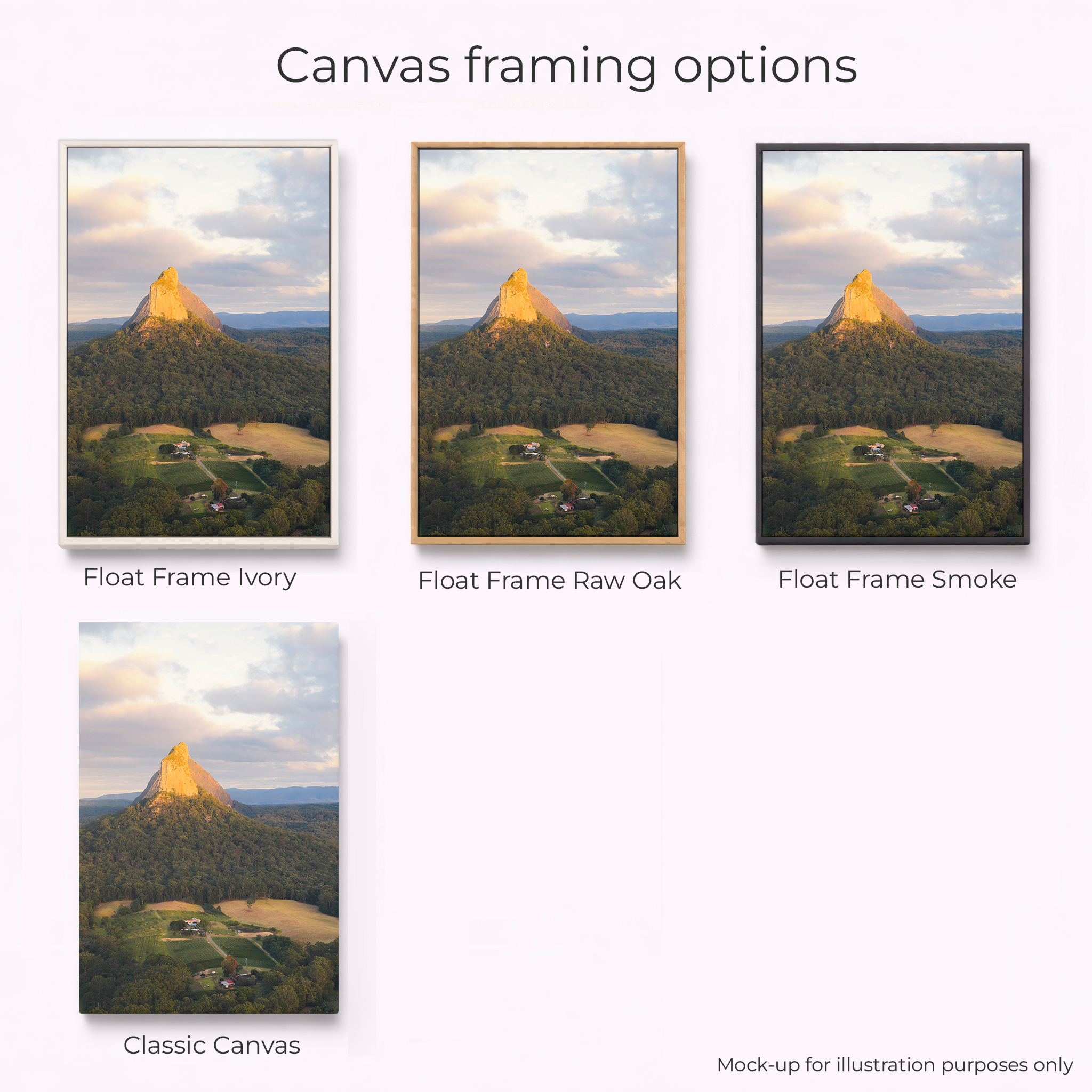 Glass House Mountains - Mount Coonowrin Sunrise Portrait - Image 2