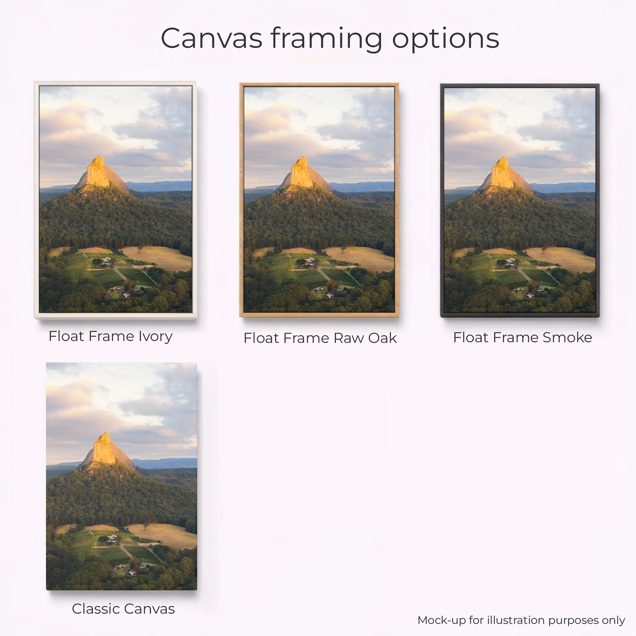 Glass House Mountains - Mount Coonowrin Sunrise Portrait - Image 2