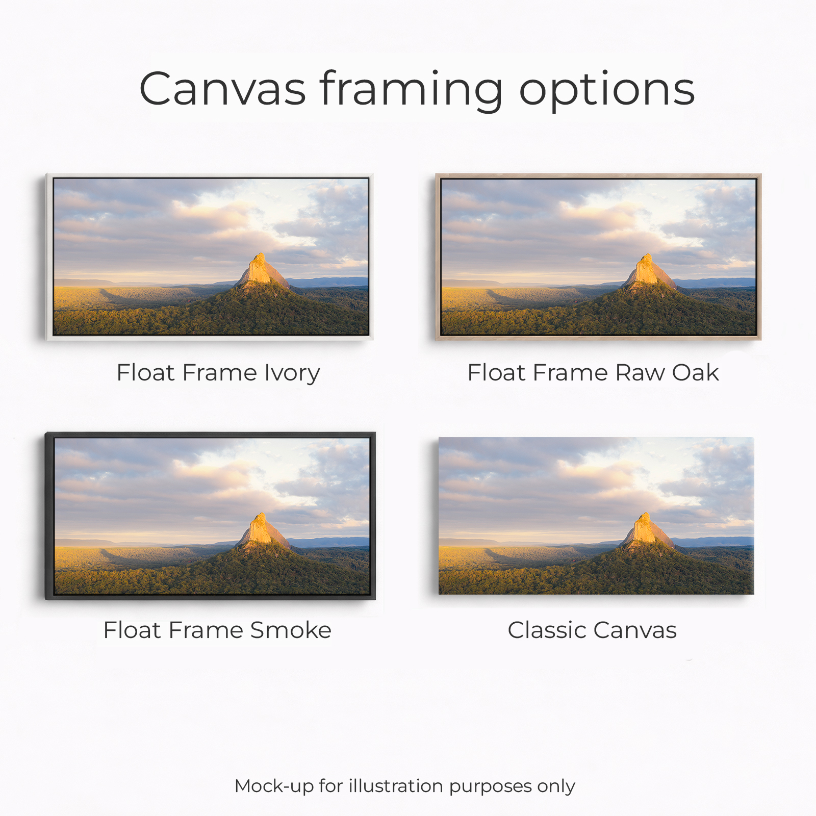 Glass House Mountains - Mount Coonowrin Sunrise Panoramic - Image 2