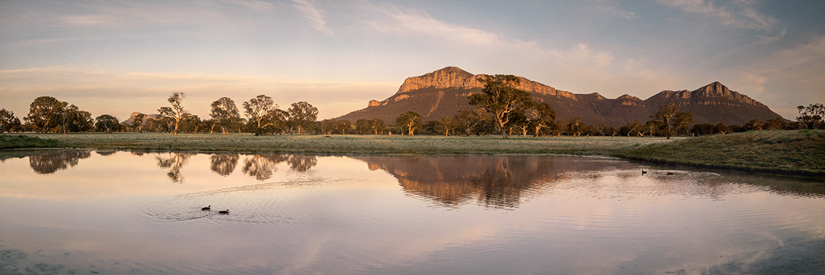 Grampians National Park - Southern Grampians sunrise panorama