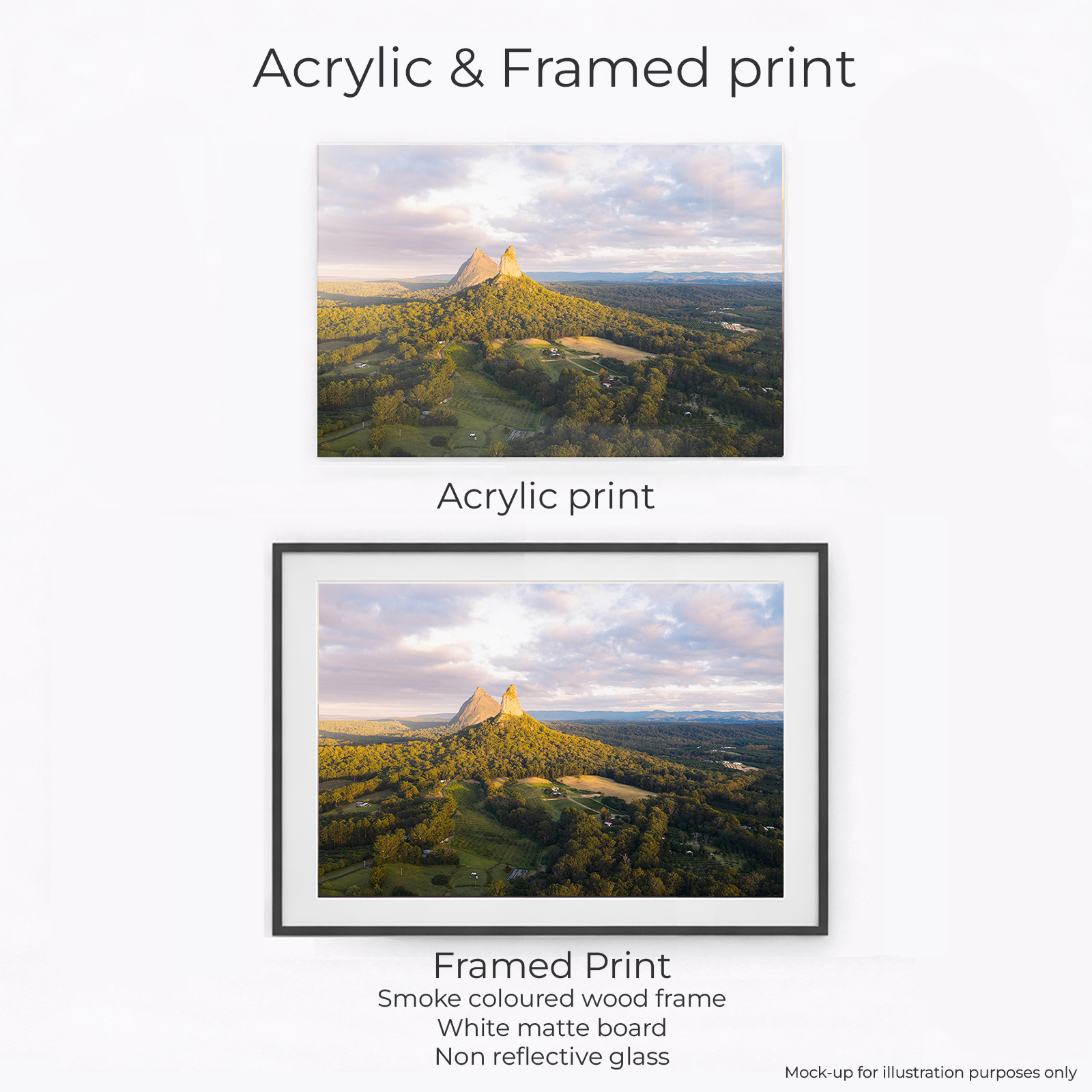 Glass House Mountains - Mount Coonowrin & Beerwah Sunrise - Image 3