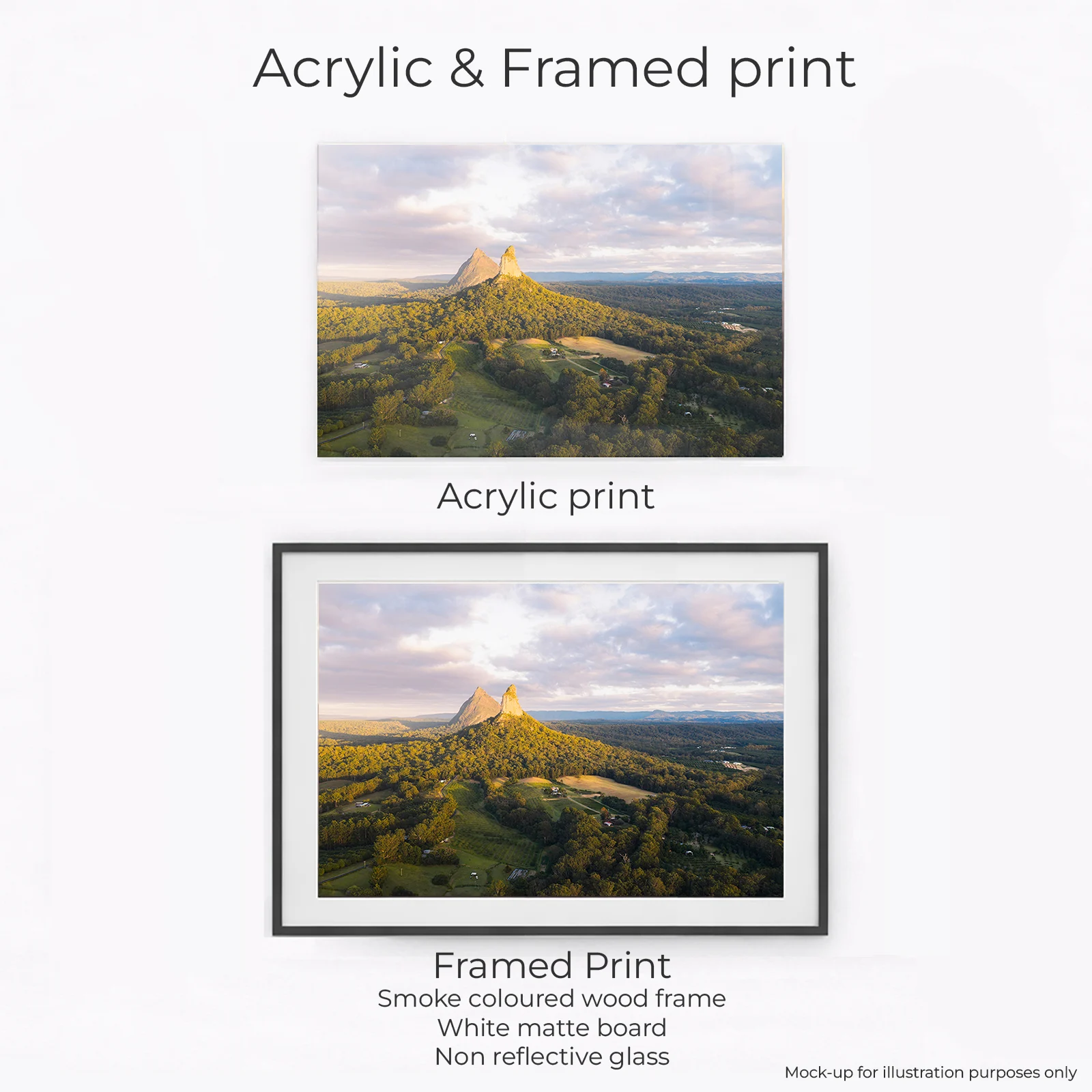 Glass House Mountains - Mount Coonowrin & Beerwah Sunrise - Image 3