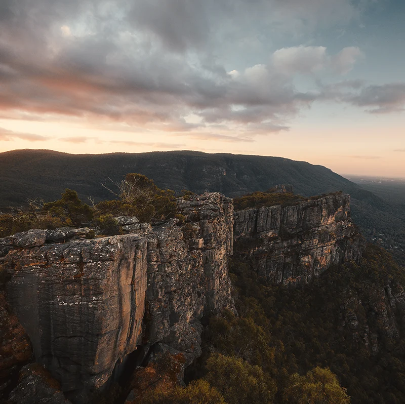 Grampians National Park - Sunset at the Pinnacle Lookout