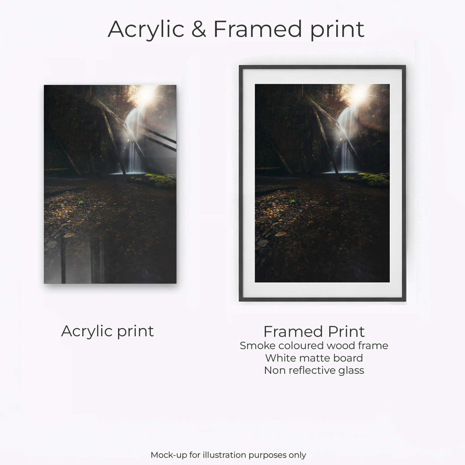 Otways - Glowing Falls Portrait - Image 2