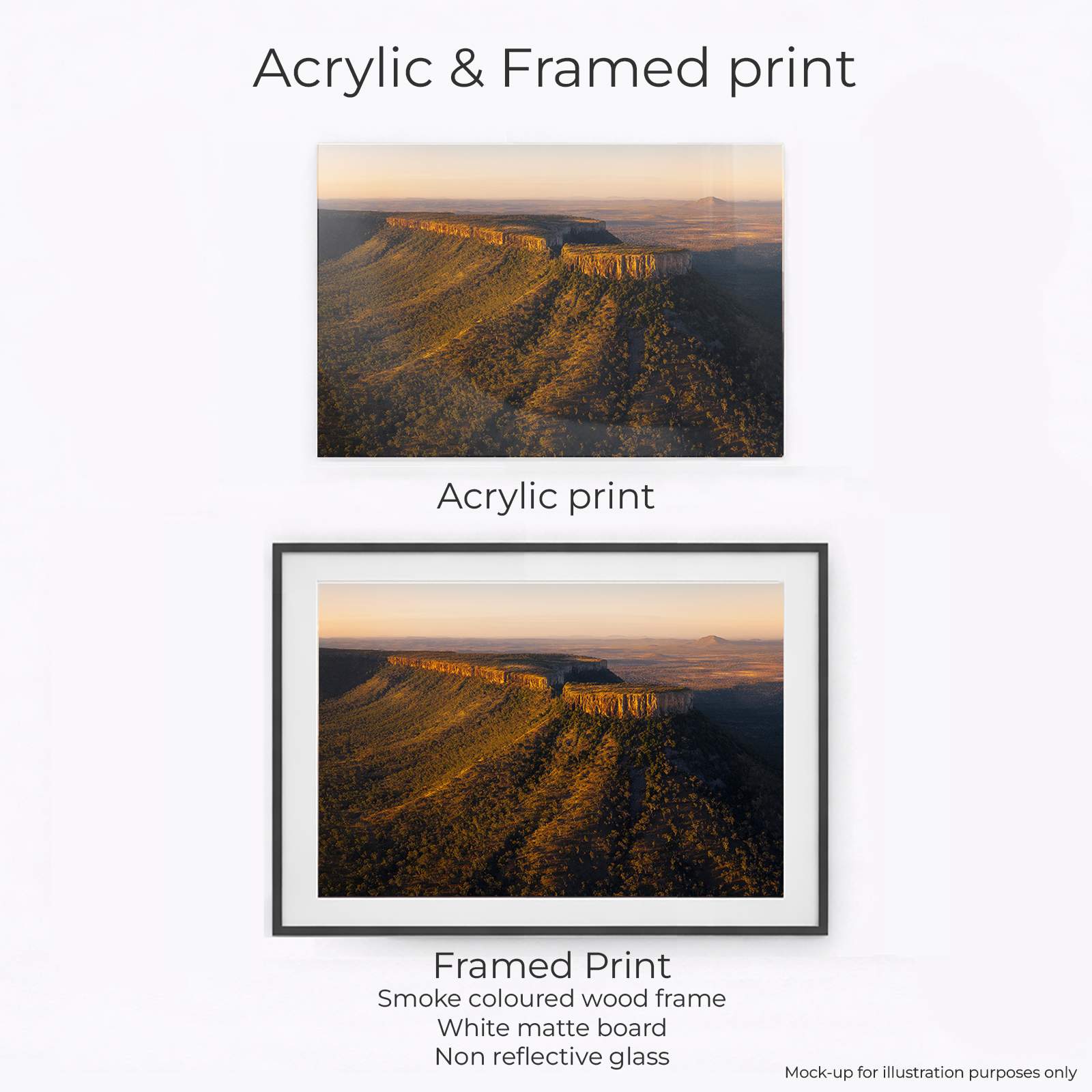 Outback QLD - Sunset over Lords Table Mountain - Image 2