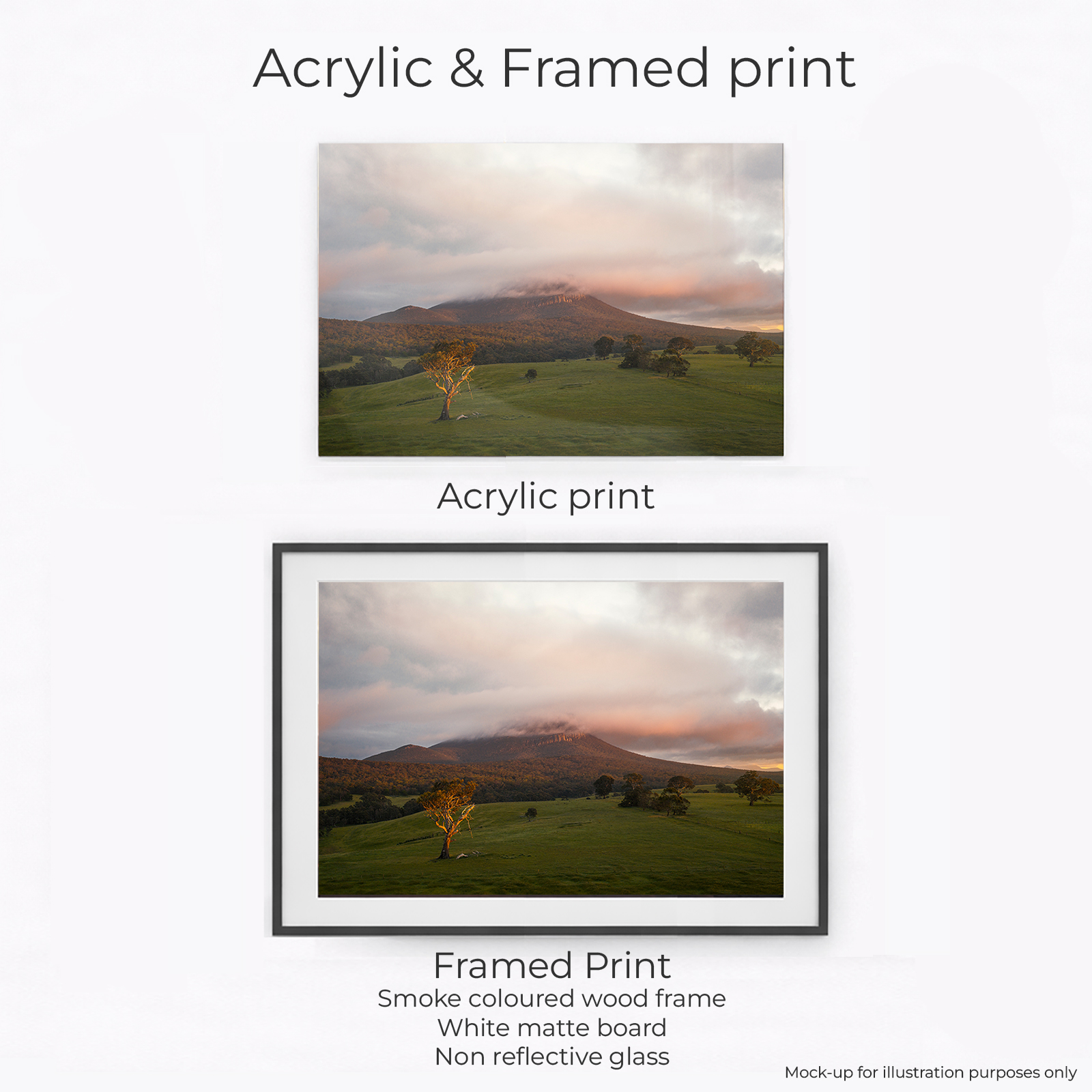 Grampians National Park - Mount Abrupt glowing sunrise - Image 2