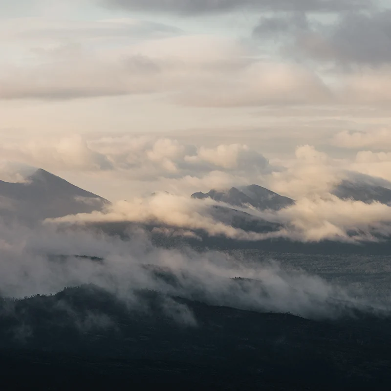 Grampians National Park - Sunrise clouds floating over peaks