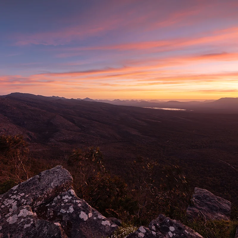 Grampians National Park - Reed lookout sunset