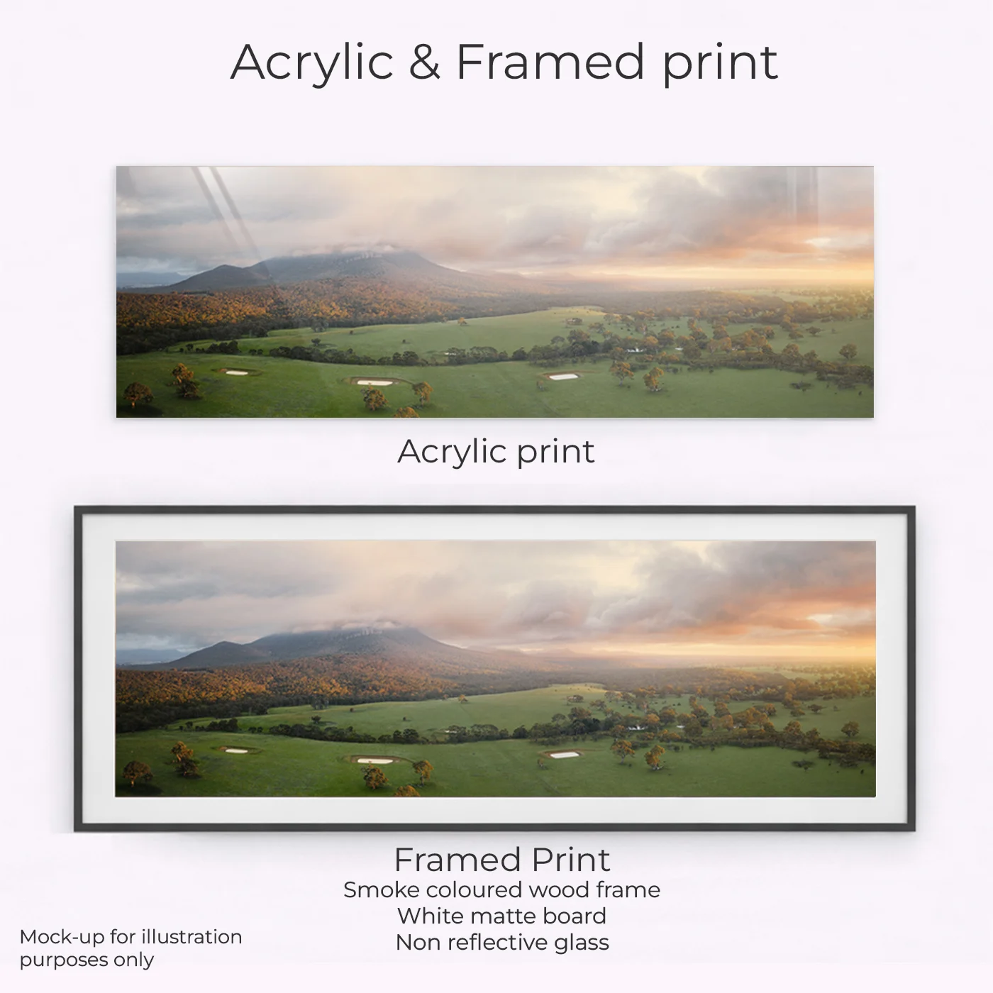 Grampians National Park - Mount Abrupt sunrise panorama - Image 2